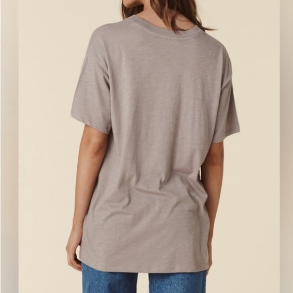 Spell & The Gypsy Seaside Motel Biker Tee In Pebble Small NWT - Picture 3 of 9